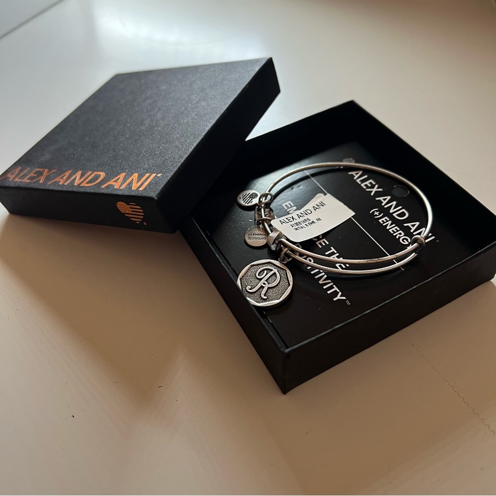 NWT - Alex & Ani “R” Initial Bracelet - Picture 5 of 13